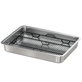 Dog Potty Tray Stainless Steel For Small And Medium Dogs, Dog Training Tray For Porch, Bathroom, Balcony (Option: Silver)
